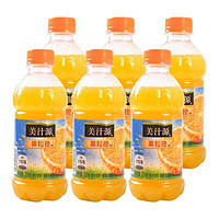 美汁源 可口可乐美汁源果粒橙300ml*6瓶橙汁果汁橙子饮品饮料