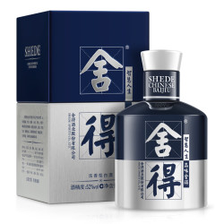 舍得 品味舍得 米兰国际时装周纪念版 52%vol 浓香型白酒 100ml 单瓶装