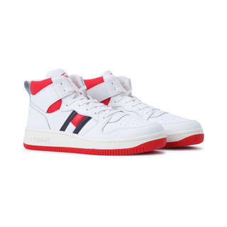 Tommy Jeans  男装时尚刺绣LOGO撞色中帮透气休闲运动鞋板鞋00811