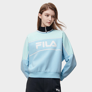 FILA 斐乐 女装休闲女式卫衣女流行舒适简约时尚百搭宽松针织套头衫