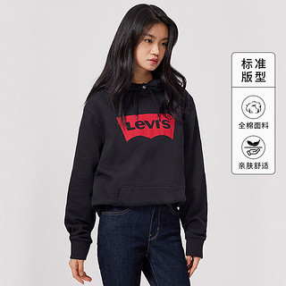 Levi's 李维斯 男女款连帽卫衣 19622 黑色 XS