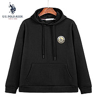 U.S. POLO ASSN. US保罗 加绒保暖连帽卫衣