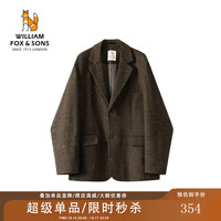 William fox&sons 毛呢宽松休闲复古英伦西服 WF332607