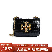 TORY BURCH 托里.伯奇（TORY BURCH）新款女包Eleanor小号牛皮斜挎包单肩包链条包 77044 tb 黑色