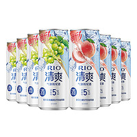 抖音超值购：RIO 锐澳 清爽白桃阳光葡萄 330ml*8罐