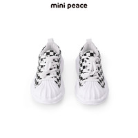minipeace太平鸟童装黑白棋盘格男童板鞋春潮酷
