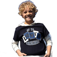 Levi's 李维斯 男童连帽假两件卫衣 LV2342048GS-001