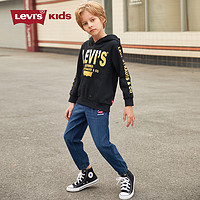 Levi's 李维斯 男童针织连帽套头卫衣