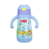 Fisher-Price 婴幼儿保温吸管杯 手柄款310ML蓝色