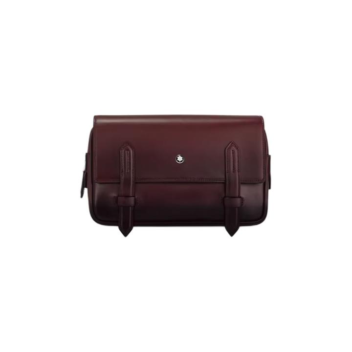 MONTBLANC 万宝龙 大班系列 男女款牛皮革单肩包 131678 勃艮第红