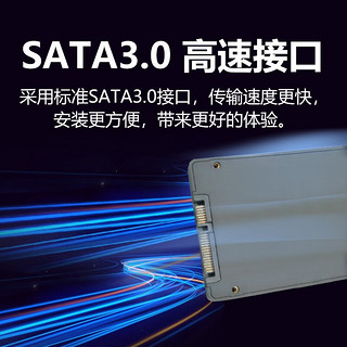 晶太 2.5英寸 1TB 固态硬盘SATA3.0长江存储芯片TLC颗粒DZS500