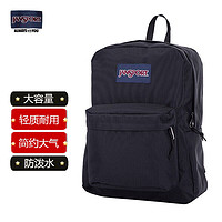 JANSPORT 杰斯伯 双肩包男背书包女休闲学生校园电脑包 4QUT008 爵士黑