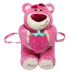 potdemiel 迪士尼草莓熊25cm软萌可爱毛绒抱草莓草莓熊公仔玩偶潮流摆件抱枕