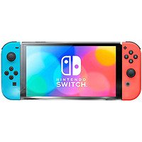 抖音超值购：Nintendo 任天堂 日版 Switch OLED 游戏主机 红蓝色 日版