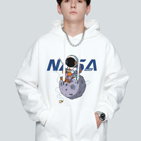 NASA PREME350g重磅连帽卫衣男秋季上衣宽松运动休闲潮