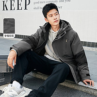 Semir 森马 男士连帽棉袄 101721112104