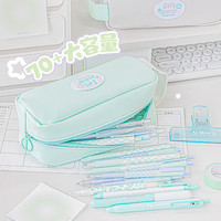 ROSY POSY 花与诗 RosyPosy便携笔袋大容量初中男女生小学生女男孩款文具袋收纳铅笔袋多巴胺日系简约学习用品文具笔袋
