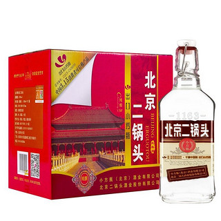 YONGFENG 永丰牌 plus:永丰牌 北京二锅头 老熟纯粮食酒 50度咖方12瓶整箱装