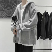 男生连帽开衫外套