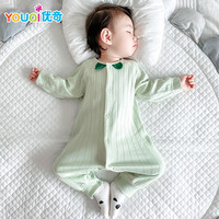 YOUQISJ 优奇世界 优奇婴儿连体衣宝宝春装纯棉新生儿衣服宝宝秋装早秋睡衣哈衣爬服