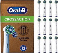 Oral-B 欧乐-B 欧乐B eb50 Pro CrossAction 电动牙刷刷头，12 件，卓越的牙齿清洁效果，X 型刷毛，原装 德国制造