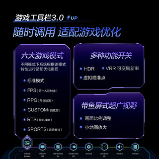 三星（SAMSUNG）玄龙骑士Z9 75英寸 3+64G 专业游戏电视 5.8ms 低延迟 无开机广告 超薄4K 120Hz  UA75ZU9000JXXZ