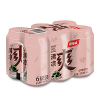 88VIP：yeo's 杨协成 植物饮料清凉爽罐装300ml*6罐广东凉粉草饮品去火解腻