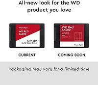 西部数据 Red SA500 NAS 4TB 3D NAND 内部固态硬盘-SATA III 6 GB / S，2.5英寸/ 7毫米