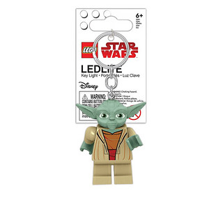 LEGO 乐高 文具玩具 乐高星球大战系列-尤达发光钥匙扣