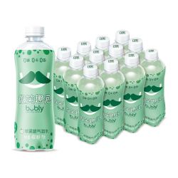 pepsi 百事 可乐bubly微笑趣泡苹果味气泡水汽水 0糖0卡 450ml*12瓶 百事可乐出品