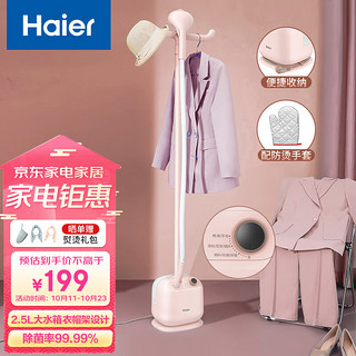 Haier 海尔 蒸汽挂烫机家用 2.5L单杆多功能熨烫机  手持挂烫机电熨斗熨衣机 HY-GD1802E