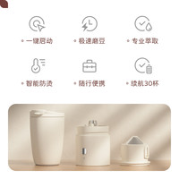 勒仕 小哈猪便携咖啡机研磨一体小型迷你滴漏式美式咖啡办公室单人