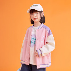 芝麻街儿童加绒加厚棒球服外套