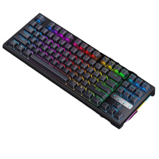 移动端：ROYAL KLUDGE R87 68键 有线机械键盘 黑色 K黄轴 RGB