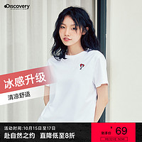 discovery expedition Discovery凉感短袖T恤女2022年新款夏季宽松圆领短袖体恤半袖上衣