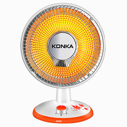 KONKA 康佳 小太阳取暖器家用电暖气热扇暖风机速热节能省电小型烤火炉器 白色Q款