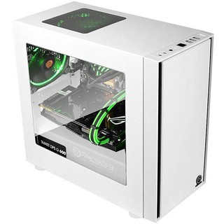 Thermaltake 曜越 启航者 F1 M-ATX机箱 半侧透 白色