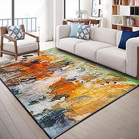 KAYE 卡也 可定制客厅地毯现代简约大面积垫子茶几毯卧室窗边毯加厚满铺地毯 ABS-T13 120x160 cm