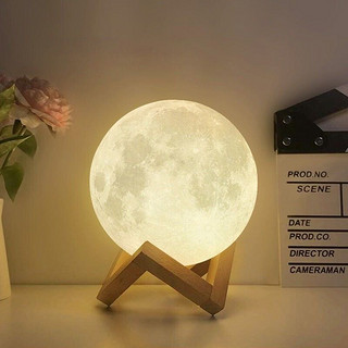茵礼 月球灯3d打印小夜灯充电氛围灯