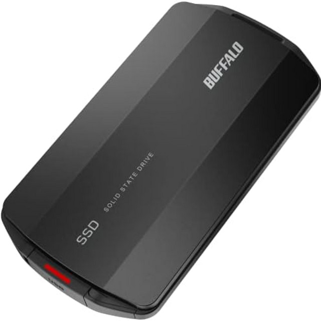 Buffalo 固态硬盘 外部 1TB USB3.2 Gen2 Type‐C