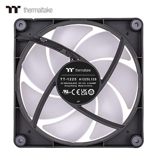 Tt(Thermaltake)CT120ARGB黑色机箱风扇双颗包（12cmARGB风扇*2/1680万色/减震设计/主板同步）