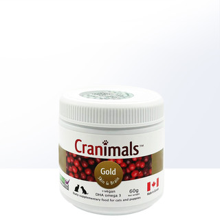  克雷蒙 Cranimals 进口抗氧化宠物泌尿健康植物蔓越莓粉60g