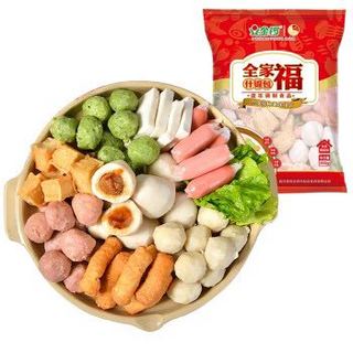 JL 金锣 全家福丸子组合800g 八种口味火锅食材麻辣烫食材火锅丸子  800g全家福组合（两件更划算）