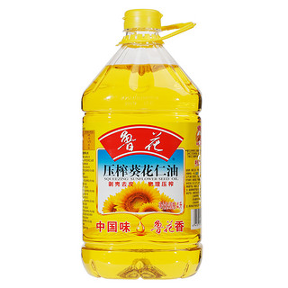 luhua 鲁花 压榨葵花仁油4L 葵花籽油  压榨食用油