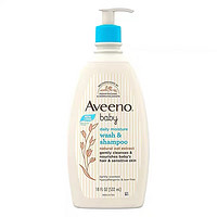 Aveeno 艾惟诺 儿童天然燕麦无泪二合一洗发沐浴露 532ml