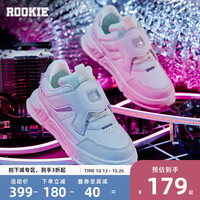 ROOKIE童鞋男童季魔术贴板鞋儿童鞋子小白鞋休闲运动鞋