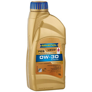 Ravenol FES 0W-30 国六 低灰 Ravenol拉锋 USVO酯类机油 C2 1升 超金装