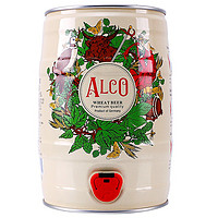 ALCO 阿尔寇 德国原装进口 小麦白啤酒5L桶装 2月到期
