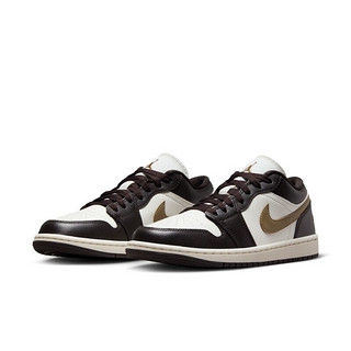 NIKE 耐克 Air Jordan1 Low 低帮AJ1烟灰雾霾白灰篮球鞋 DC0774-105