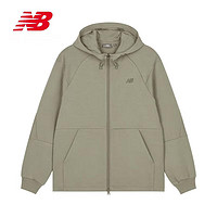 NEW BALANCE 23年男款早秋百搭连帽跑步针织外套6DD38651 DB M 